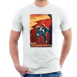 NASA Mars Explorers Wanted Men's T-Shirt