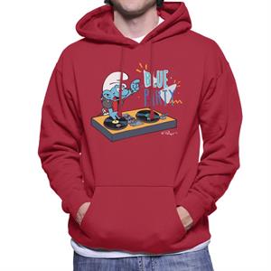 The Smurfs Blue Party Men's Hooded Sweatshirt