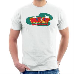 Woody Woodpecker Arms Through Os Logo Men's T-Shirt