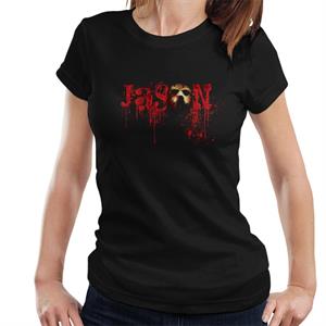 Friday 13th Jason Voorhees Crimson Logo Women's T-Shirt