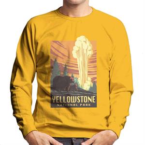 US National Parks Yellowstone Men's Sweatshirt