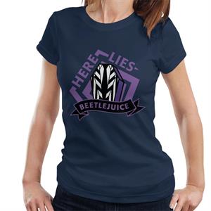 Beetlejuice Here Lies Beetlejuice Women's T-Shirt