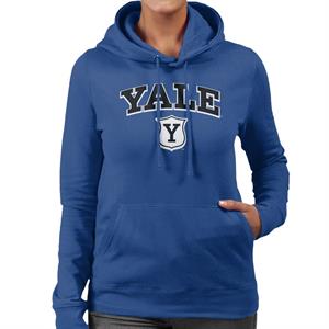 Yale University Y Shield Outline Women's Hooded Sweatshirt