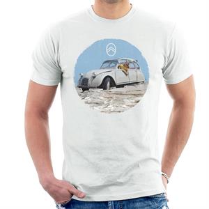 Citroen 2CV Vintage Photo Men's T-Shirt