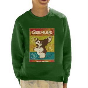 Gremlins Halloween There Are Three Rules Kid's Sweatshirt