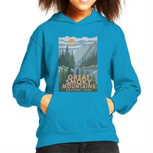 US National Parks Great Smoky Mountains Kid's Hooded Sweatshirt