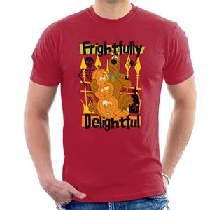 Scooby Doo Halloween Frightfully Delightful Men's T-Shirt