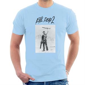 Evil Dead 2 Black Text Logo Men's T-Shirt