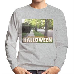 Halloween Michael Myers Behind Bush Men's Sweatshirt