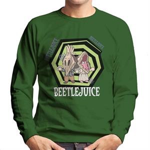 Beetlejuice Adam And Barbara Men's Sweatshirt