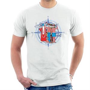 Where's Wally Compass Characters Waving Men's T-Shirt