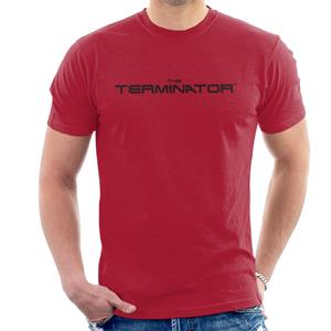 Terminator Black Cinematic Logo Men's T-Shirt