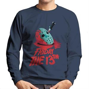 Friday 13th Crimson Jason Voorhees Crimson Face Men's Sweatshirt