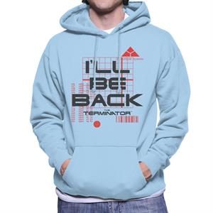 Terminator I'll Be Back Men's Hooded Sweatshirt