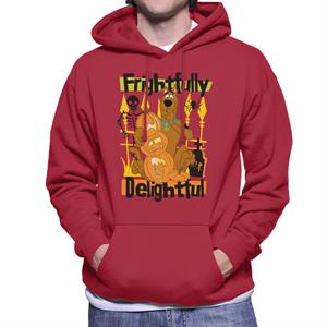 Scooby Doo Halloween Frightfully Delightful Men's Hooded Sweatshirt