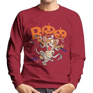 Tom and Jerry Halloween Boo Men's Sweatshirt