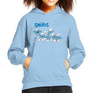 The Smurfs All Excited Kid's Hooded Sweatshirt