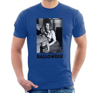 Halloween Laurie Strode Hiding From Michael Men's T-Shirt