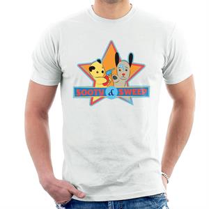 Sooty & Sweep Cartoon Water Sprayer Men's T-Shirt