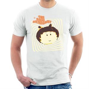 The Magic Roundabout Margote Monochrome Ray Lines Men's T-Shirt