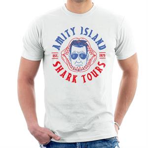 Jaws Amity Island Shark Tours Est 1975 Men's T-Shirt