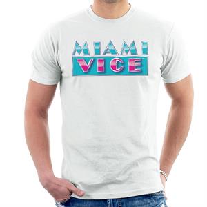 Miami Vice Reflective Logo Men's T-Shirt