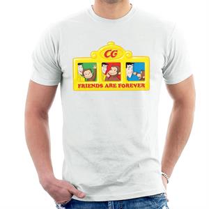 Curious George Friends Are Forever Men's T-Shirt