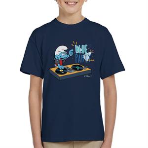 The Smurfs Blue Party Kid's T-Shirt