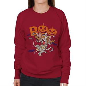 Tom and Jerry Halloween Boo Women's Sweatshirt