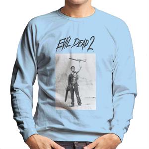 Evil Dead 2 Black Text Logo Men's Sweatshirt