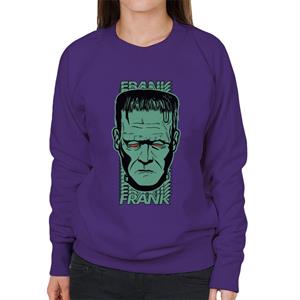 Frankenstein Frank Red Eyes Women's Sweatshirt