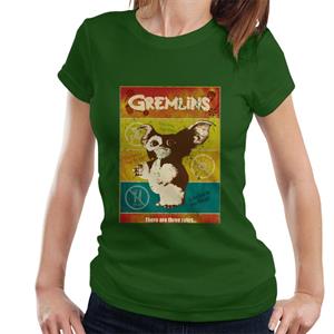 Gremlins Halloween There Are Three Rules Women's T-Shirt