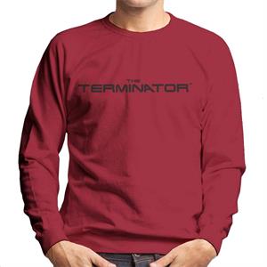 Terminator Black Cinematic Logo Men's Sweatshirt