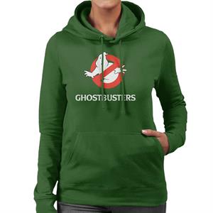 Ghostbusters Classic Movie Logo Women's Hooded Sweatshirt