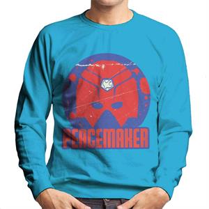 Peacemaker Red Helmet Silhouette Men's Sweatshirt