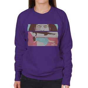 The Exorcist Regan Levitation Close Up Women's Sweatshirt