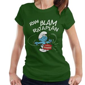 The Smurfs Ram Blam Rataplan Women's T-Shirt