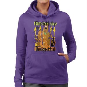 Scooby Doo Halloween Frightfully Delightful Women's Hooded Sweatshirt