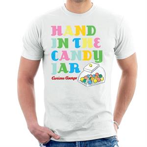 Curious George Hand In The Candy Jar Men's T-Shirt