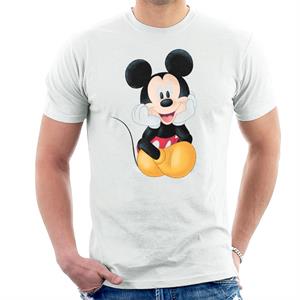 Disney Mickey Mouse Cute Sketch Men's T-Shirt