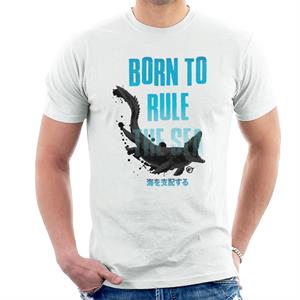 Jurassic Park Mosasaurus Born To Rule The Sea Men's T-Shirt