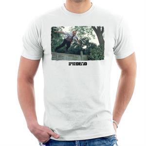 Shaun of the Dead Jumping Over Fence Men's T-Shirt