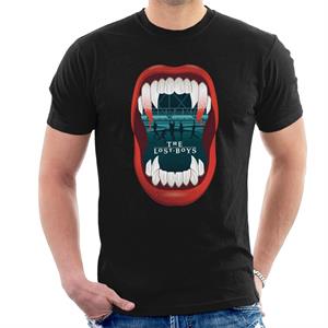 The Lost Boys Fangs Silhouette Men's T-Shirt