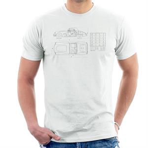 MG Schematic British Motor Heritage Men's T-Shirt