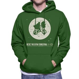 E.T. 1982 Space Explorer Bike Flyin' High Men's Hooded Sweatshirt