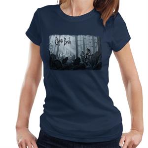 Corpse Bride Victor Van Dort Running From Emily Women's T-Shirt