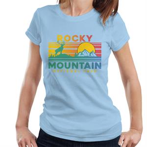 US National Parks Rocky Mountain Sunset Women's T-Shirt