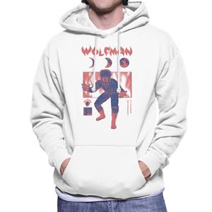 The Wolf Man Stages Of The Moon Men's Hooded Sweatshirt