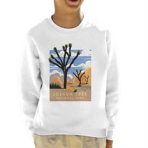 US National Parks Joshua Trees In The Distance Kid's Sweatshirt