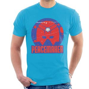 Peacemaker Red Helmet Silhouette Men's T-Shirt